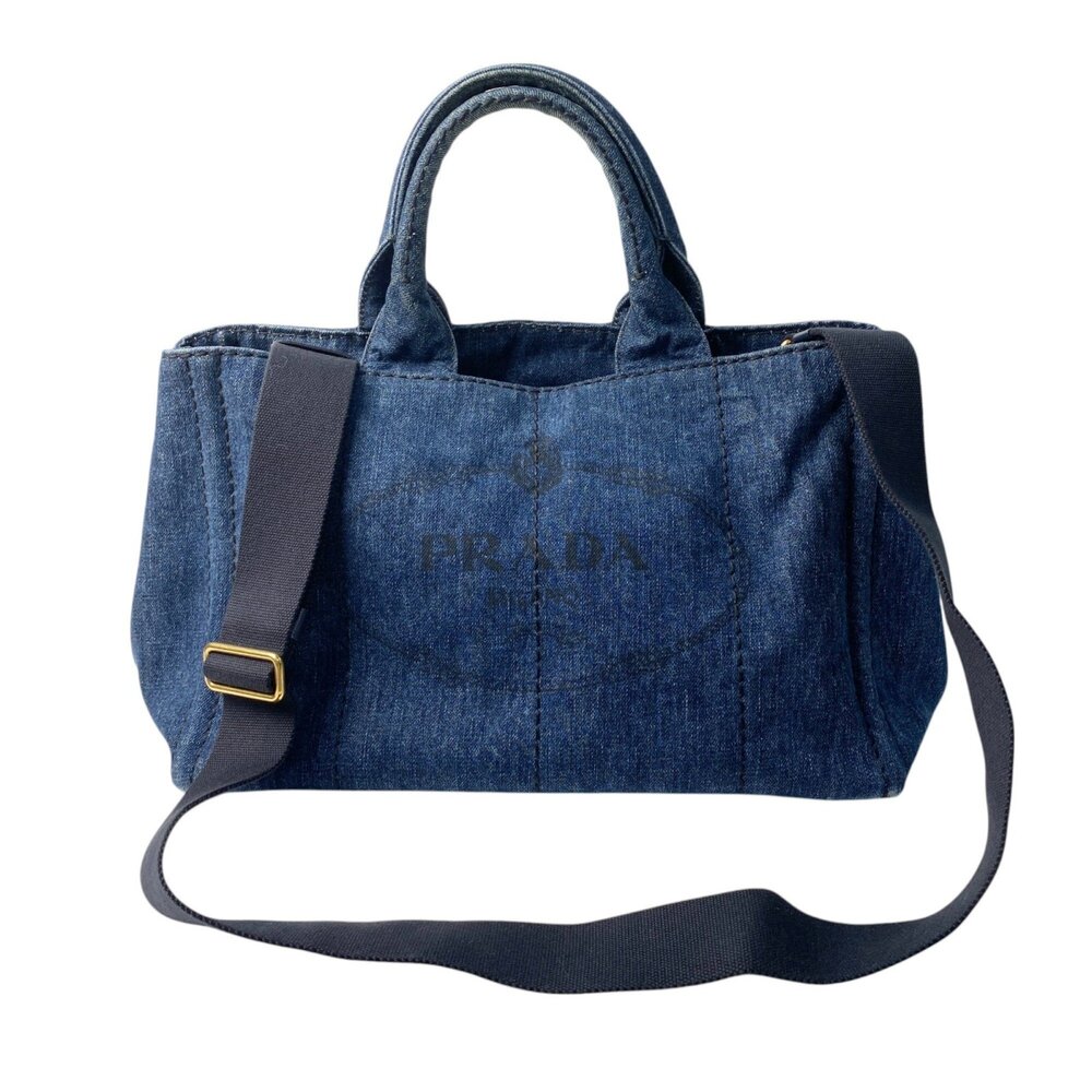 PRADA Blue Shoulder Bag - Picture 3 of 16